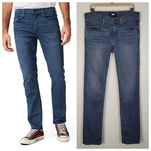 Paige Size 30x32 Federal Slim Straight Jeans Stretch Lopez Blue